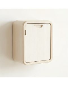Bay Dale Wall-Mounted Laundry Cabinet - Ivory (synthetic illustration; no displayed measurements)