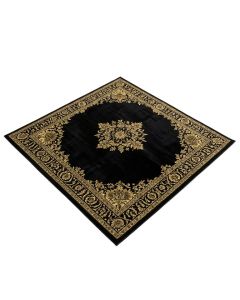 Wool Hand-Tufted Black/Gold Area Rug