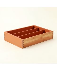 Laurel Arc Empty Pantry Drawer Organizer Insert - Terracotta (synthetic illustration; no displayed measurements)