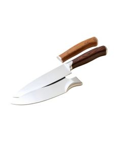 Ayesha Collection Japanese Steel 2 Piece Starter Cooking Knife Set (synthetic illustration; no displayed measurements)
