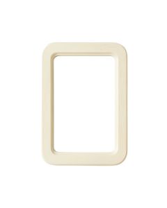 Oak Branch Framed Wall Mirror - Cream