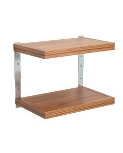 Stollings Metal/Mango Wood 3 Piece Wall Shelf Set