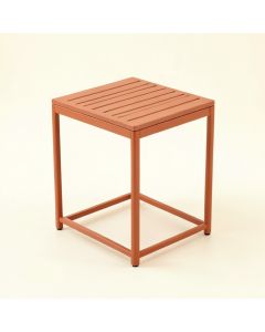 Birch Crossing Compact Balcony Table - Terracotta (synthetic illustration; no displayed measurements)