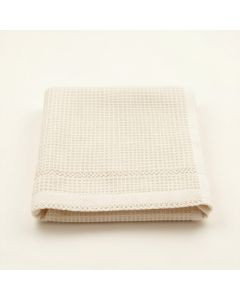 Bay Edge Bath Towel - Cream (synthetic illustration; no displayed measurements)