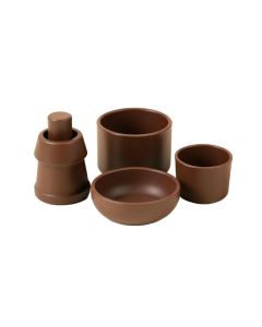 Poulan 4 Piece Bathroom Accessories Set