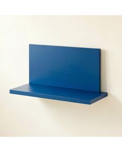 Meadow Bluff Wall-Mounted Shelf - Blue (synthetic illustration; no displayed measurements)