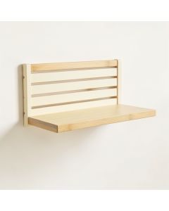 Elm Branch Wall-Mounted Entryway Organizer Shelf - Cream (synthetic illustration; no displayed measurements)