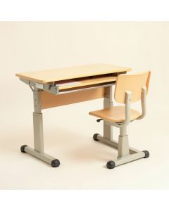 Adjustable Student Desk And Chair Kit Children Learning Table Chair Set Students (synthetic illustration; no displayed measurements)
