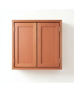 Heath Dell Wall-Mounted Entry Cabinet - Terracotta (synthetic illustration; no displayed measurements)