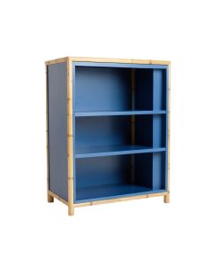 Stone Arc Freestanding Bookcase - Blue (synthetic illustration; no displayed measurements)