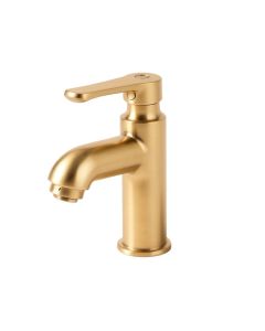 Waterfall Single Hole Bathroom Faucet With Drain Assembly (synthetic illustration; no displayed measurements)