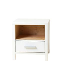 Alder Crossing Nightstand - White (synthetic illustration; no displayed measurements)