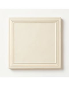 Bay Canyon Uninstalled Square Decorative Tile - Ivory (synthetic illustration; no displayed measurements)