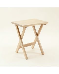 Willow Brook Compact Balcony Table - Beige (synthetic illustration; no displayed measurements)