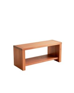 Flint Brook Narrow Outdoor Storage Bench - Terracotta (synthetic illustration; no displayed measurements)