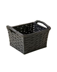 Olive Bluff Empty Storage Basket - Black