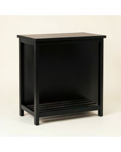 Moss Crest Freestanding Laundry Folding Counter - Black (synthetic illustration; no displayed measurements)