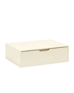 Oak Bend Desktop Monitor Riser - Cream (synthetic illustration; no displayed measurements)