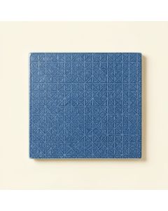 Oak Canyon Uninstalled Square Decorative Tile - Blue (synthetic illustration; no displayed measurements)