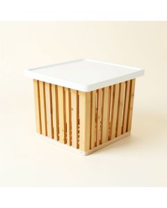 Brook Branch Laundry Hamper - White (synthetic illustration; no displayed measurements)