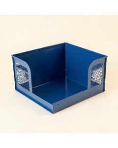 Cedar Bridge Empty Furniture-Style Pet Crate - Blue (synthetic illustration; no displayed measurements)