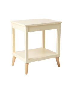River Edge Side Table - Cream (synthetic illustration; no displayed measurements)