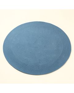 Holly Bend Round Area Rug - Blue (synthetic illustration; no displayed measurements)