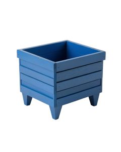 Willow Bend Empty Raised Planter - Blue