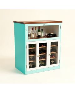 Rathod Bar With Wine Storage (synthetic illustration; no displayed measurements)