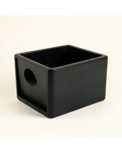 River Arc Empty Furniture-Style Litter Enclosure (synthetic illustration; no displayed measurements)