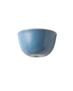 Aspen Crossing Wall Sconce Mounted On A Plain Wall - Blue