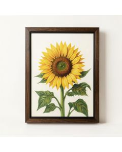 Sunflower Floral By Ashley Bradley - Painting Print (synthetic illustration; no displayed measurements)