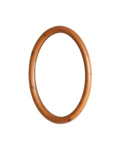 Stone Arc Framed Wall Mirror - Terracotta