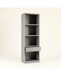 Elm Dale Narrow Cubby Tower - Gray (synthetic illustration; no displayed measurements)