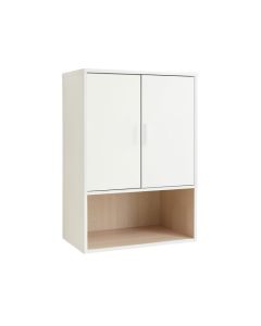 Aspen Bridge Wall-Mounted Laundry Cabinet - White (synthetic illustration; no displayed measurements)