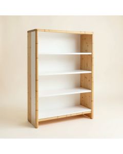 Shore Canyon Freestanding Bookcase - White (synthetic illustration; no displayed measurements)