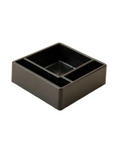Ridge Bend Empty Pantry Drawer Organizer Insert - Black (synthetic illustration; no displayed measurements)
