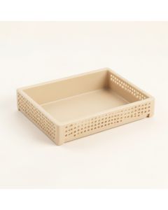 Wren Bend Empty Under-Desk Cable Tray - Beige (synthetic illustration; no displayed measurements)