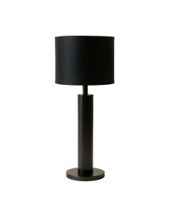 Cove Arc Floor Lamp With A Plain Fabric Shade