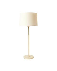 Shore Bend Floor Lamp With A Plain Fabric Shade - Ivory (synthetic illustration; no displayed measurements)