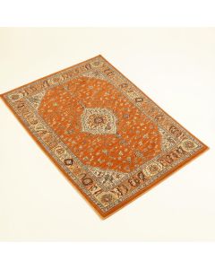 Brandt Oriental Orange Area Rug (synthetic illustration; no displayed measurements)