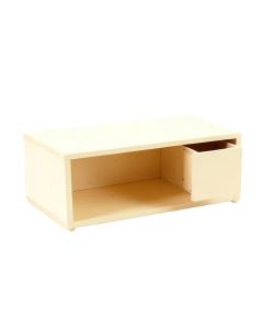 Fern Crossing Shoe Storage Bench - Ivory