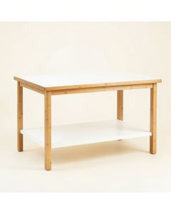 Willow Branch Empty Workshop Workbench - White (synthetic illustration; no displayed measurements)
