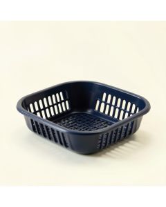 Wren Crest Empty Under-Desk Cable Tray - Navy (synthetic illustration; no displayed measurements)