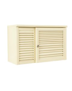 Stone Arc Wall-Mounted Entry Cabinet - Cream (synthetic illustration; no displayed measurements)