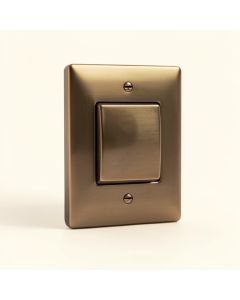New York 1-Gang Toggle Light Switch Wall Plate (synthetic illustration; no displayed measurements)