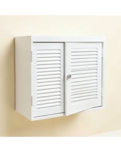 Field Brook Wall-Mounted Entry Cabinet - White (synthetic illustration; no displayed measurements)
