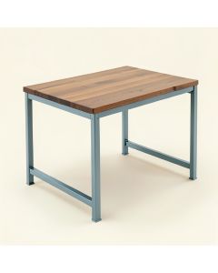 Rolling 48 '' W Butcher Block Top Workbench (synthetic illustration; no displayed measurements)