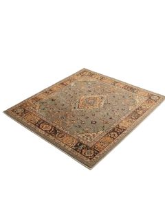 My Texas House Saltillo Natural Indoor/Outdoor Area Rug (synthetic illustration; no displayed measurements)