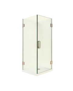 Kinkade Xl 27.25 '' W X 80 '' H Hinged Frameless Shower Door